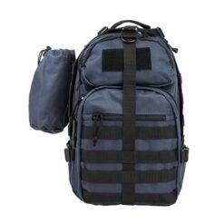 NC Star Blue Black Trim Sling Backpack
