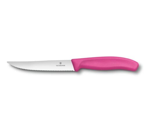 Victorinox SwissClassic Gourmet Steak Knife Wavy Edge Pink 6.7936.12L5
