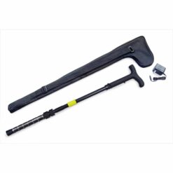 PSP Zap Covert Walking Cane Black