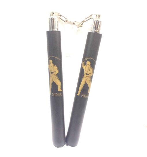 Foam Nunchaku Chain 12inches Practice Black