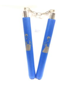 Foam Nunchaku Chain 12inches Practice Blue