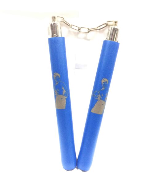 Foam Nunchaku Chain 12inches Practice Blue