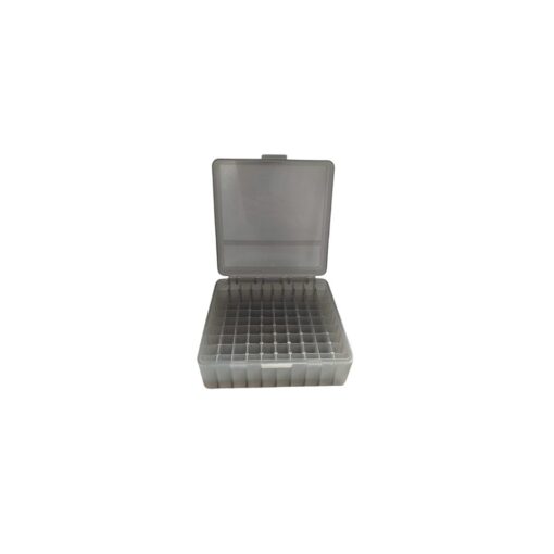 Plastic Ammo Case Large Grey 100-Piece