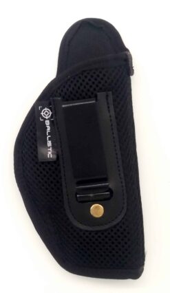 full-size holster, black gun holster, secure firearm carry, comfortable holster, inside-the-waistband holster