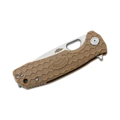 Honey Badger Tan Flipper Knife Medium Hb1012