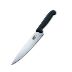 VICTORINOX FIBROX CARVING KNIFE BLACK 22CM V5.2003.22 01