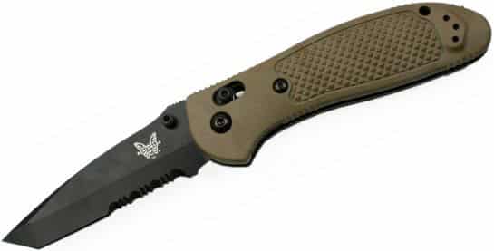 Benchmade 553SBKSN Tanto Griptilian 3.45″ Black Combo Blade 5 benchmade 553SBKSN