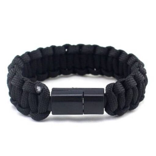 PARACORD BRACELET WITH USB CHARGER FOR I PHONE