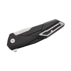 RUIKE Knives Tanto Satin Blade, Black G10 Handles – P138-B