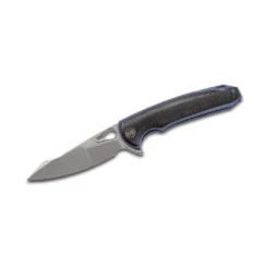 WE Knife 810A Yucha Carbon Fiber/Blue-Titanium Handle Knife