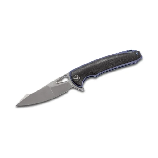 WE Knife 810A Yucha Carbon Fiber/Blue-Titanium Handle Knife