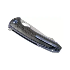 WE Knife 810A Yucha Carbon Fiber/Blue-Titanium Handle Knife