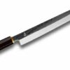 TUO Cutlery Yanagiba Damascus Sashimi Knife Ebony Wood Handle TC0406