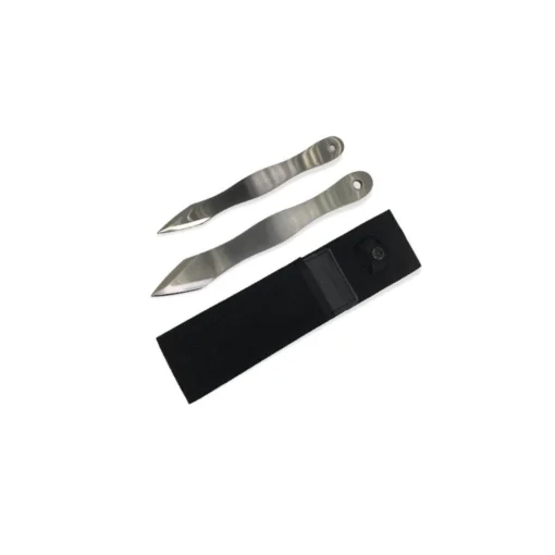 2-PCS STAINLESS STEEL THROWING KNIFE WITH SHEATH-  3420