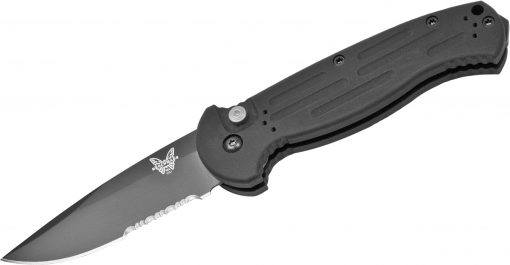 BENCHMADE KNIFES AFO 2 AUT TANTO CORDURA SHEATH-FOLDING KNIFE 7 9051SBK 510x265