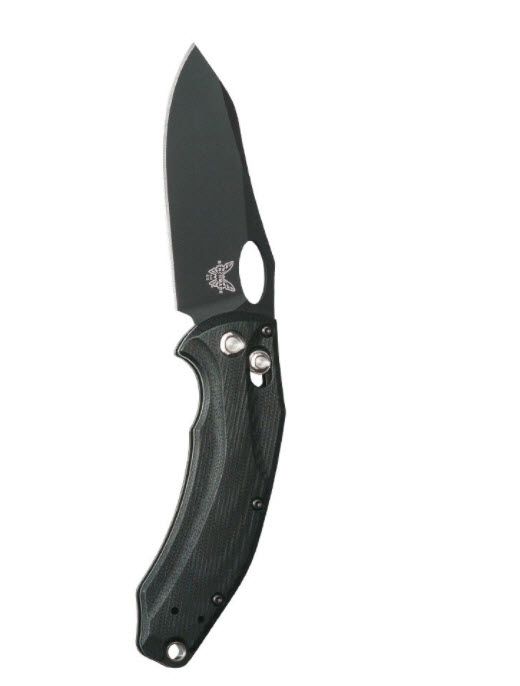 BENCHMADE MINI LOCO AXIS THUMB HOLE 818BK 01