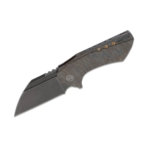 WE 820C Flamed TI Handle Black Stonewash Bohler M390