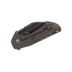 WE 820C Flamed TI Handle Black Stonewash Bohler M390