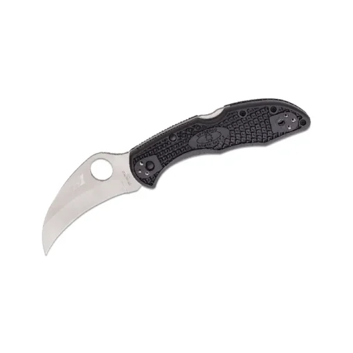 Spyderco tasman salt 2 plain edge black - c106pbk2