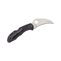 Spyderco tasman salt 2 plain edge black – c106pbk2