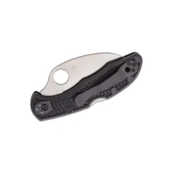 Spyderco tasman salt 2 plain edge black – c106pbk2