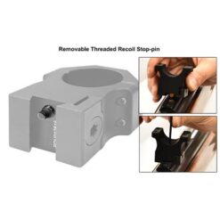 UTG PRO P.O.I 1″ 2PCE High Scope Ring Mounts – Dovetail