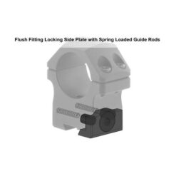 UTG PRO P.O.I 1″ 2PCE High Scope Ring Mounts – Dovetail