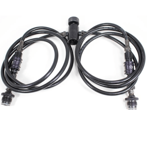 Paintball Remote Coil Line with Dual ASA