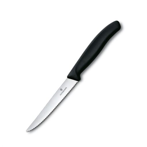 Victorinox Swiss Classic Steak Knife Serrated Pointed Black