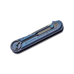 WE KNIFE Blue TI Handle S35VN Blade Knife- 815C