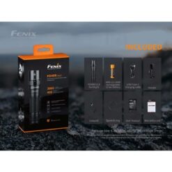 Fenix Flashlight PD40R V2.0 3000 Lumens – Rechargeable