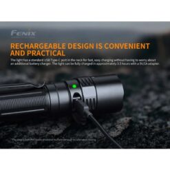 Fenix Flashlight PD40R V2.0 3000 Lumens – Rechargeable