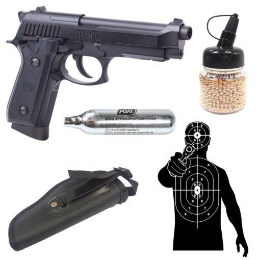 Pfam M92 4.5mm BB Pistol Combo