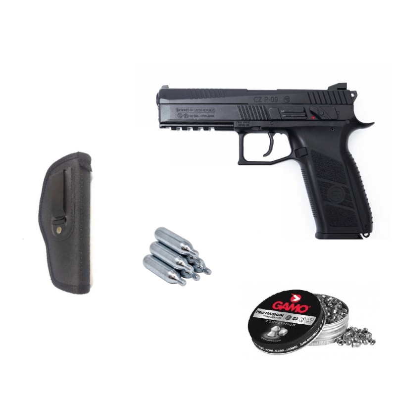 CZ P-09 17537 4.5mm Pellet Pistol Combo