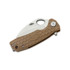 Honey Badger Tan Claw Small Folding Knife- Hb1142