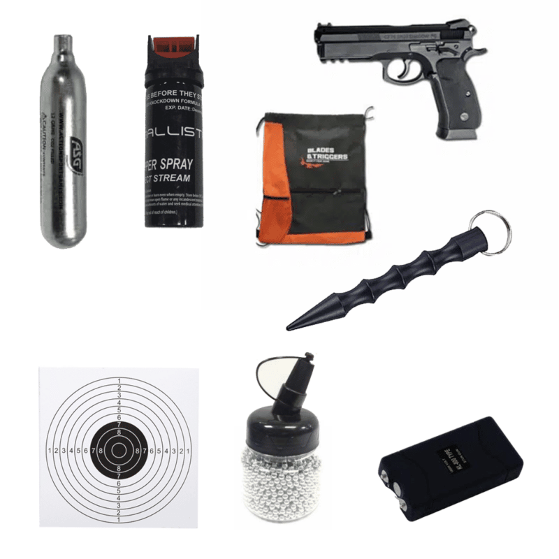 ASG 17526 Shadow 4.5mm BB Pistol Combo