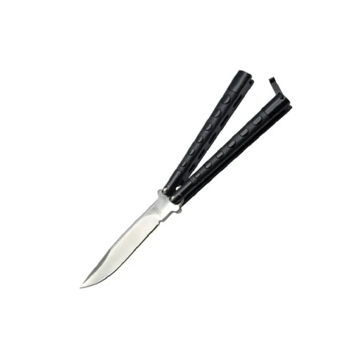 Butterfly Knife Black Handle - 7127P