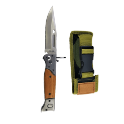 CCCP AK47 Button Opening Folding Pocket Knife Small