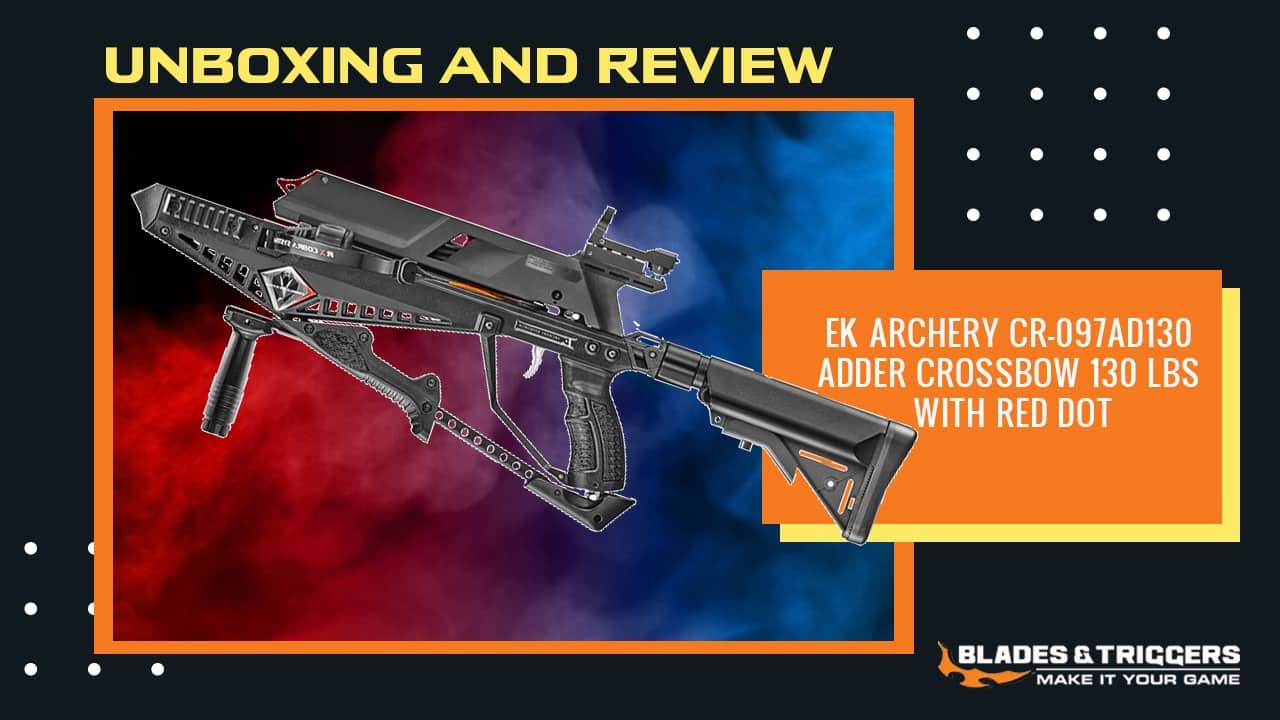 Ek Archery Cr 097ad130 Adder Crossbow 130 Lbs With Red Dot Review