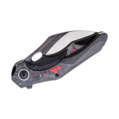 Bestech Nogard Black Titanium and Red Marbled Carbon Fibre Handle – BT2105D