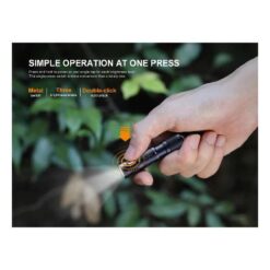 Fenix E05R Flashlight Black – 400 Lumens