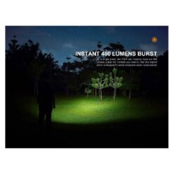 Fenix E05R Flashlight Black – 400 Lumens