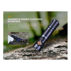 Fenix E05R Flashlight Black – 400 Lumens