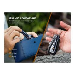 Fenix E05R Flashlight Black – 400 Lumens