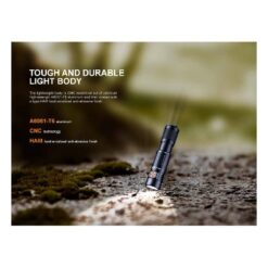 Fenix E05R Flashlight Black – 400 Lumens