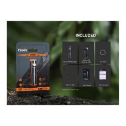 Fenix E05R Flashlight Black – 400 Lumens