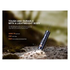 Fenix E09R Flashlight – 600 Lumens