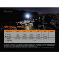 FENIX PD35 V3.0 Flashlight Black – 1700 Lumens