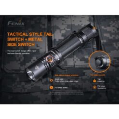 FENIX PD35 V3.0 Flashlight Black – 1700 Lumens