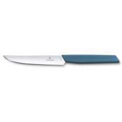 Victorinox Swiss Modern Steak Knife Plain 12CM Blue V6.9006.122